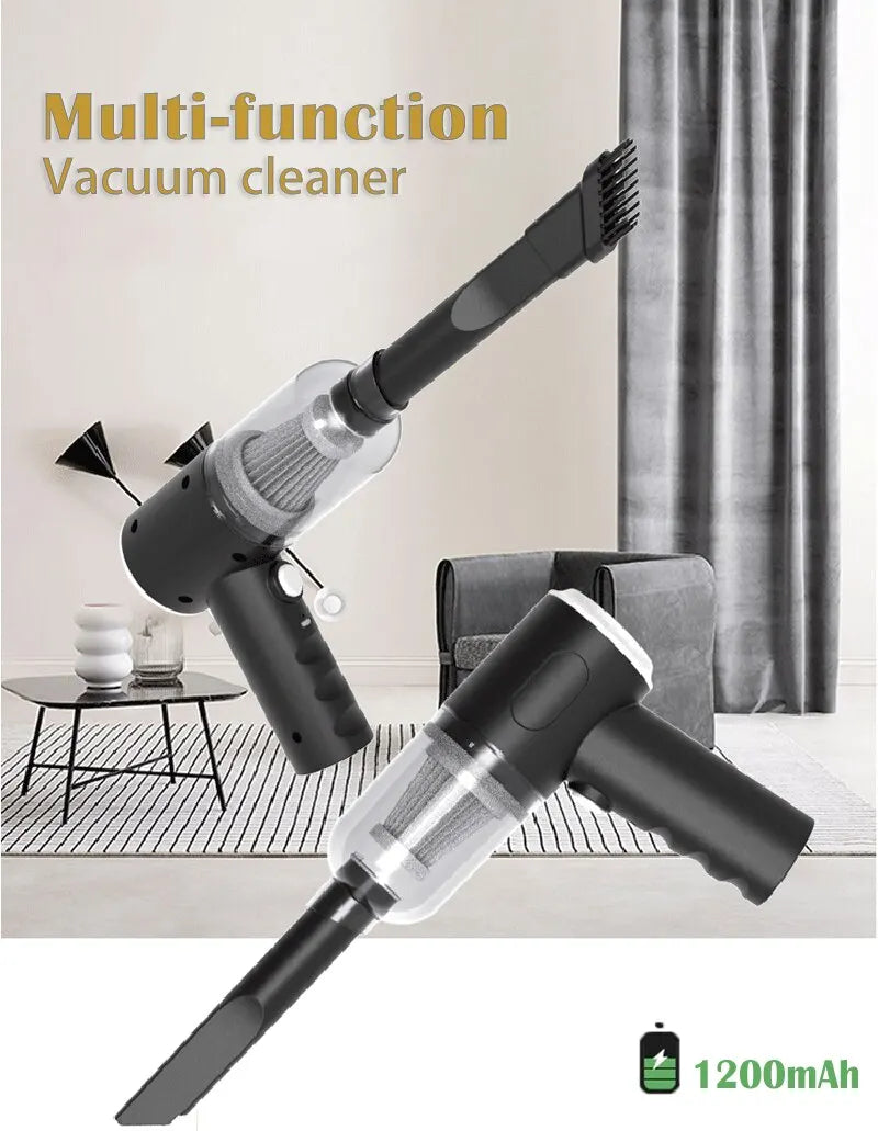 9000Pa Wireless Handheld Car Vacuum Cleaner – USB Rechargeable Portable Vacuum for Car & Home