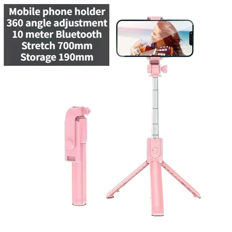 3-in-1 Extendable Selfie Stick Tripod with Bluetooth Remote for Smartphones